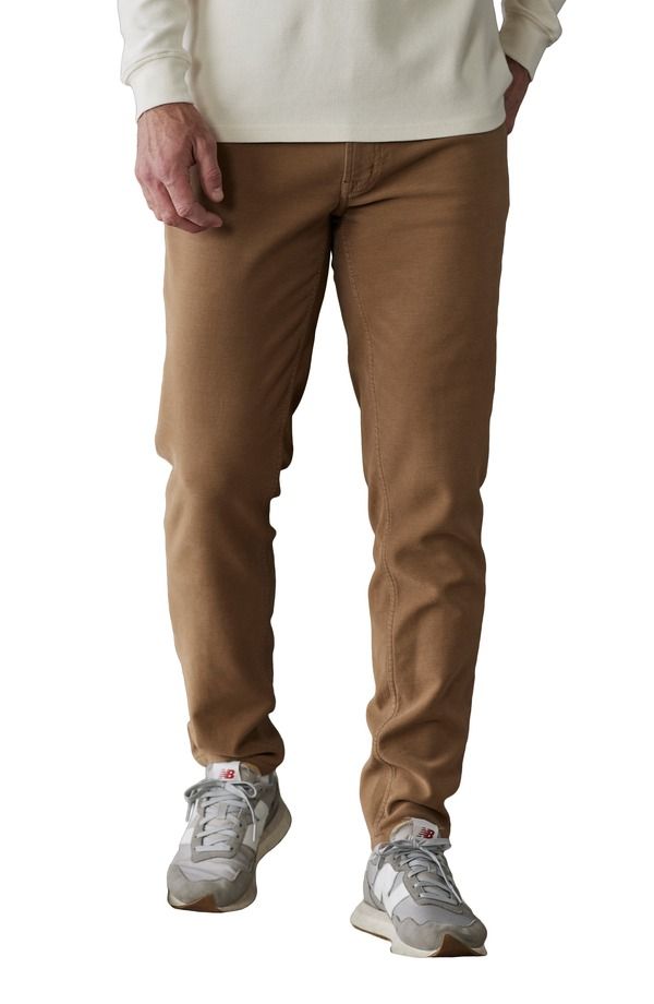 ノーマルブランド メンズ ボトムス カジュアルパンツ パイル The Normal Brand Comforterry FivePocketailored Fit Pants Russet