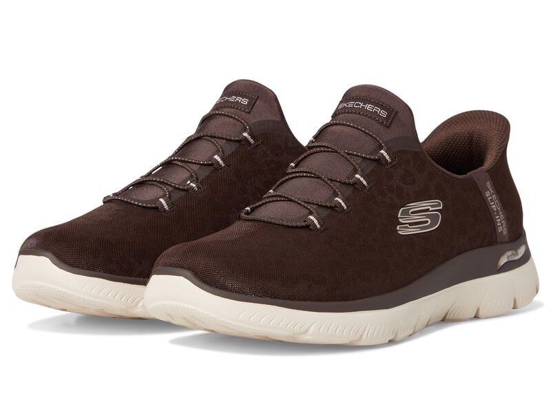 スケッチャーズ レディース シューズ スニーカー SKECHERS Arch Fit Summits Hands Free SlipIns Brown ブラウン