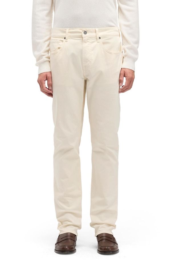 セブンフォーオールマンカインド メンズ ボトムス デニムパンツ ストレート Tシャツ ジーンズ 7 For All Mankind Comfort Sateen The Straight Leg Jeans Arctic