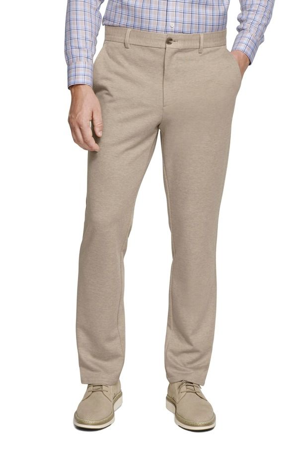 ジョンストンアンドマーフィー メンズ ボトムス カジュアルパンツ Johnston Murphy XC Flex Pinnacle Flat Front Dress Pants Tan Twill タン