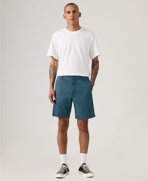リーバイス メンズ ボトムス ハーフパンツ・ショーツ ショートパンツ Levis Mens RelaxedFit 8 Chino Shorts Eternal Sea