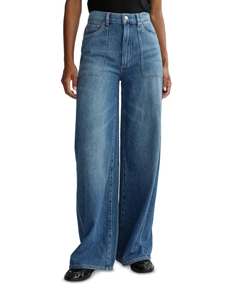 ディーエル 1961 レディース ボトムス デニムパンツ ワイドレッグ ジーンズ DL1961 Hepburn High Rise Wide Leg Jeans in Meadow Lake Meadow Lake