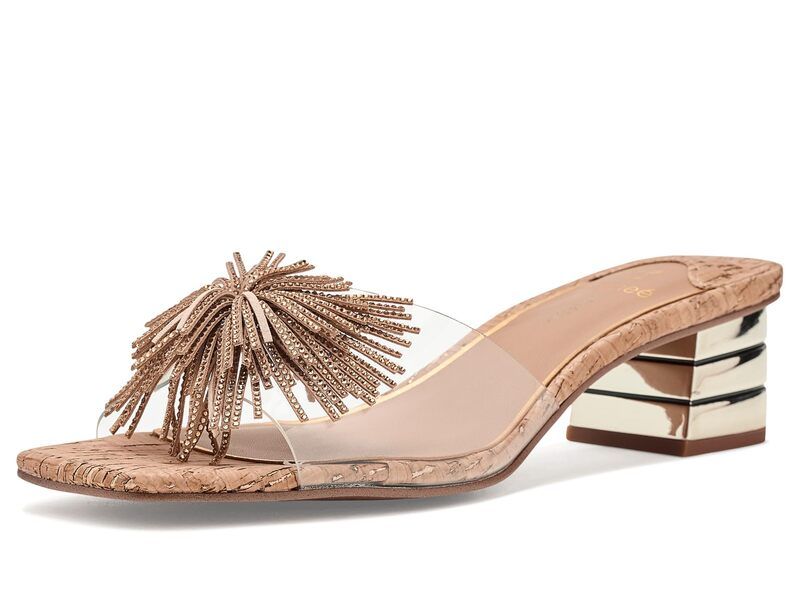 ジェイレニー レディース シューズ ヒール サンダル J Renee Ozara Slip On Sandals ClearNaturalG