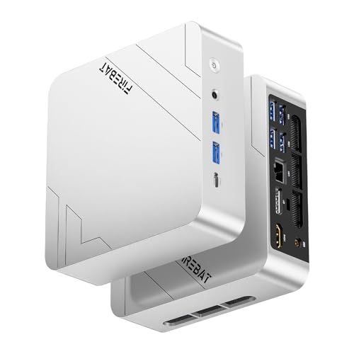 【新品】ミニ PC ゲーミング、最大5.0GHz AMD Ryzen 7640HS、【64GB DDR5+4TB SSD拡張可能】(16GB 5600MHz RAM 512GB SSD 搭載)、Radeon 760M、4Kトリプルディスプレイ 2feab595