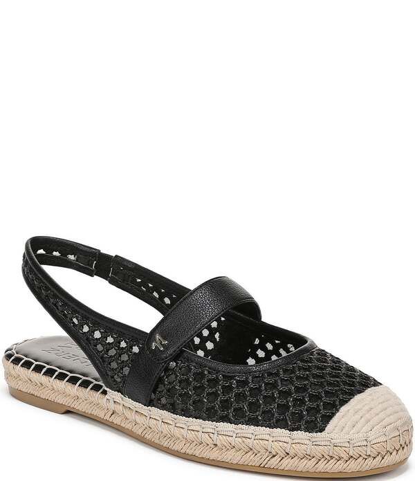 ナチュライザー レディース シューズ スリッポン・ローファー Naturalizer Jolie Crochet Mary Janespadrille Slingback Casual Mules Black ブラック