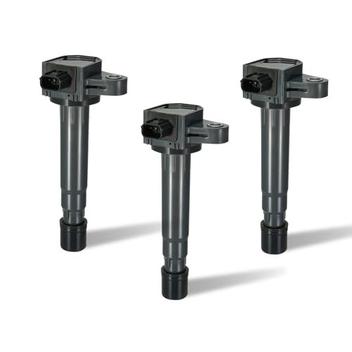 イグニッションコイル 3本セット ホンダ車用 バモス HM1 HM2 バモスホビオHM3 HM4 HJ1 HJ2 後期 ライフ JC1 JC2 アクティ HA8 HA9 HH5 HH6用 3ピン 純正参考番号：30520-RS8-004★