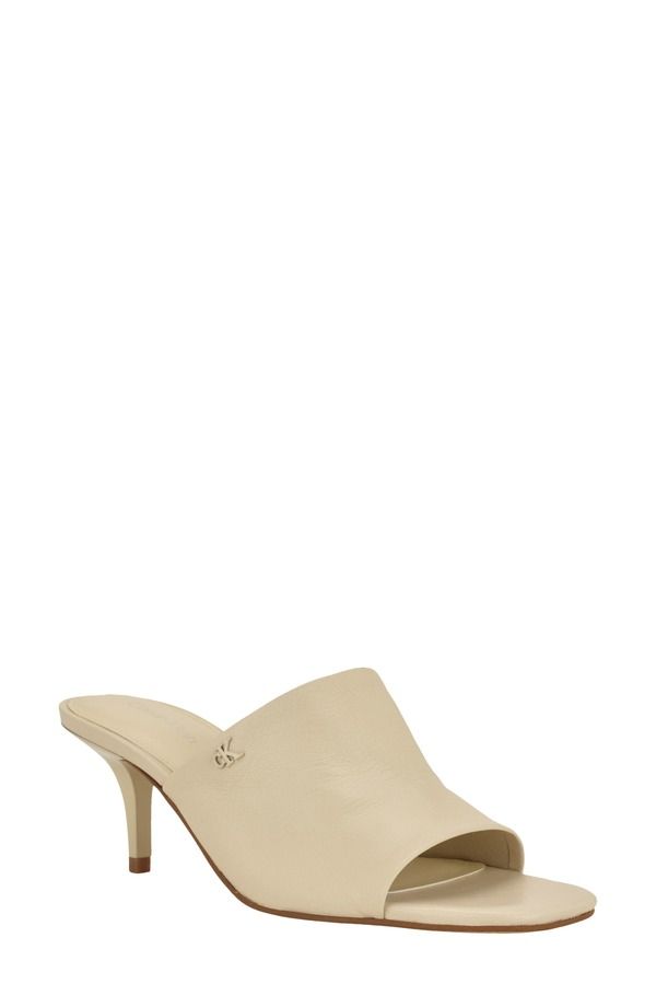 カルバンクライン レディース シューズ ヒール サンダル Calvin Klein Chaney Sandal Ivory Leather アイボリー