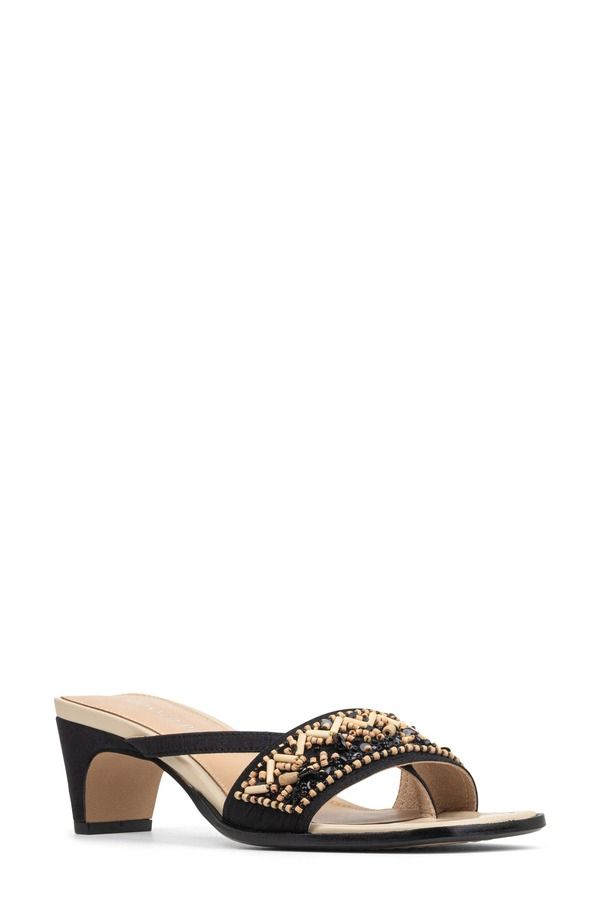 ドナルドプリネール レディース シューズ ヒール サンダル Donald Pliner Dhora Block Heel Sandal BlackNatural ブラック