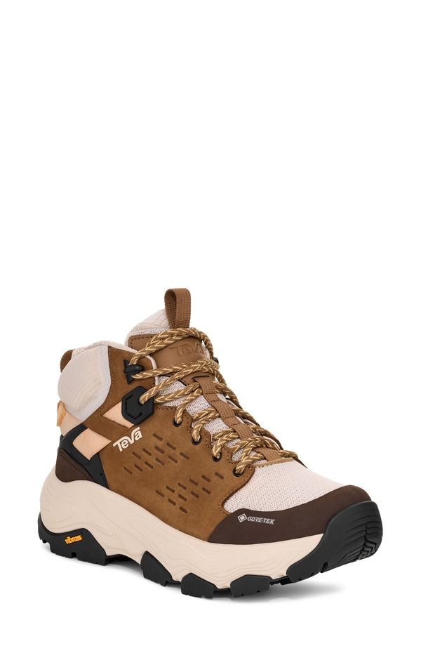 テバ レディース シューズ ブーツ・レインブーツ Teva Grandview Max GoreTex Waterproof Hiking Boot Honey Brown Birch ブラウン
