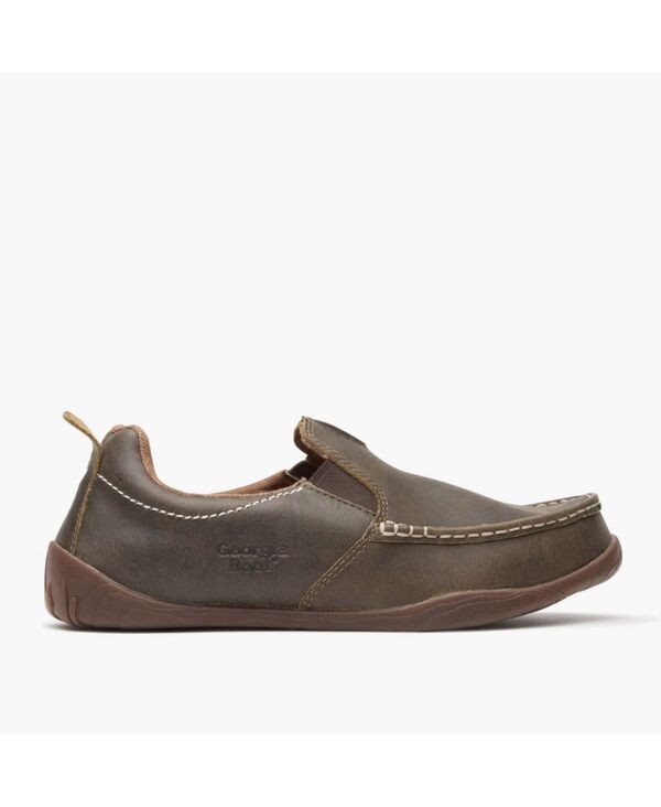 ジョージブーツ メンズ シューズ スリッポン・ローファー GEORGIA BOOT Mens Cedar Falls MocToe Slip On Brown ブラウン