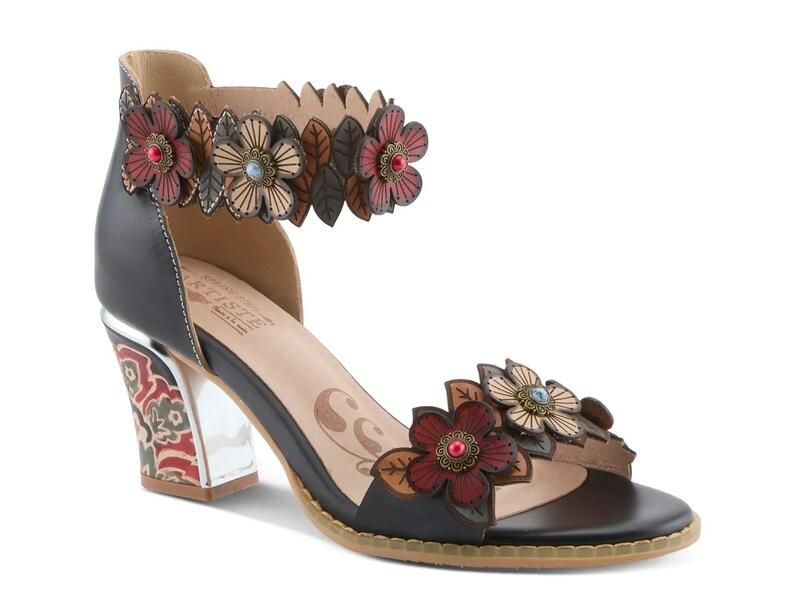 ラリティステ レディース シューズ サンダル LArtisteDouble Love Sandal BlackMulticolor ブラック