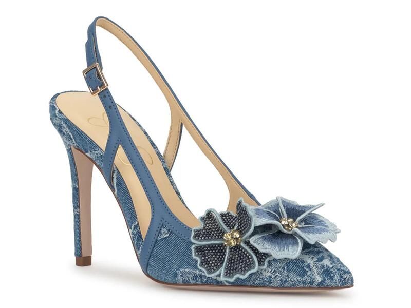 ジェシカシンプソン レディース シューズ パンプス Jessica SimpsonPilitia Pump Denim Blue デニム