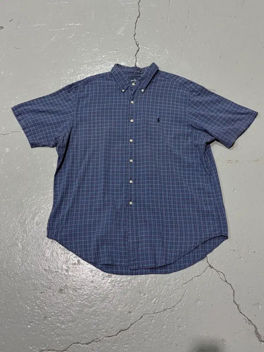 ポロ ラルフローレン(POLO RALPH LAUREN) ヴィンテージ CHECK 半袖 シャツ