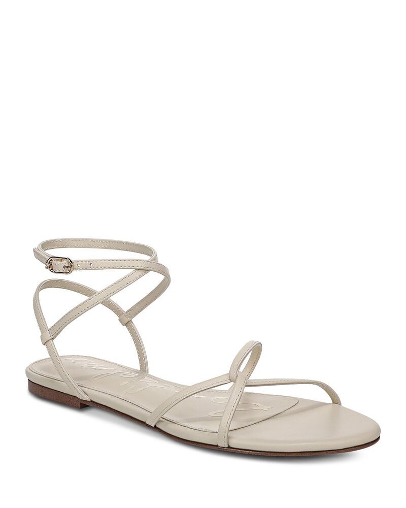 サムエデルマン レディース シューズ サンダル Sam Edelman Womens Ellina Strappy Flat Sandals Modern Ivory アイボリー