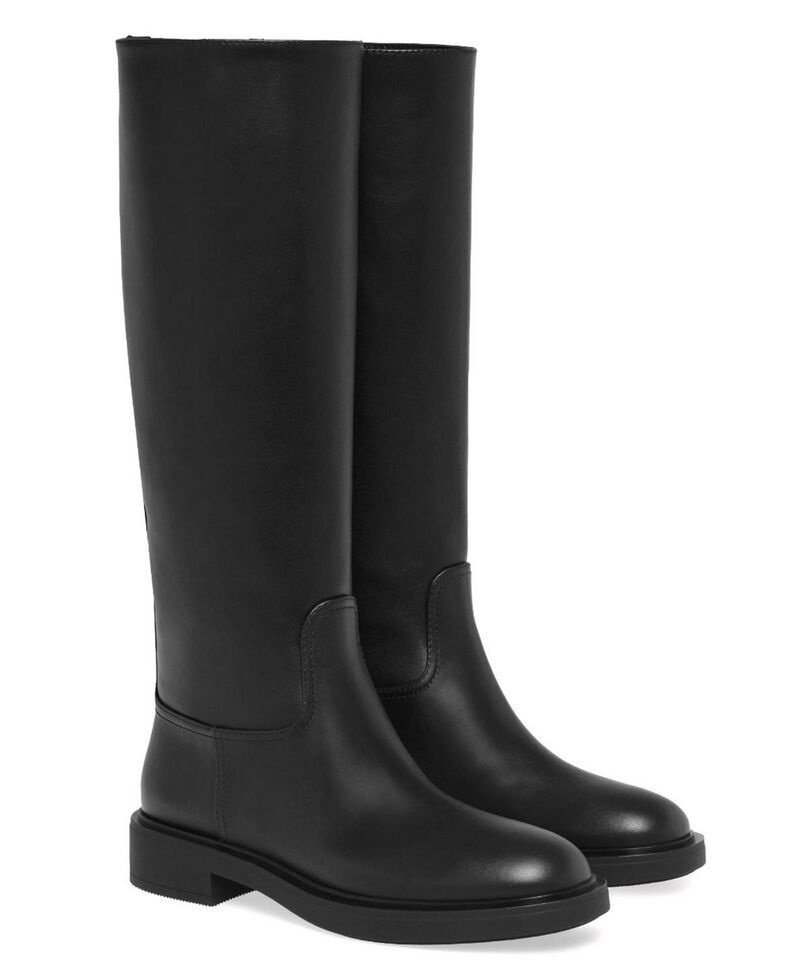 ジャンヴィト ロッシ レディース シューズ ブーツ・レインブーツ Gianvito Rossi Womens Ascott Boots Black Calf Leather ブラック