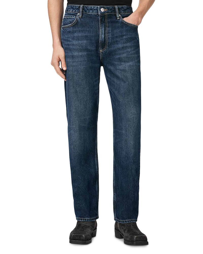 オールセインツ メンズ ボトムス デニムパンツ ジーンズ ALLSAINTS Reid Straight Fit Jeans in Dark Indigo Dark Indigo インディゴ