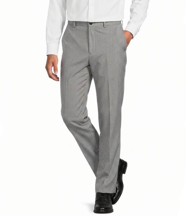 ラウンドトゥリーアンドヨーク メンズ ボトムス カジュアルパンツ Roundtree Yorke Flat Front Classic Fit Performance Texturedress Pants Light Grey グレー
