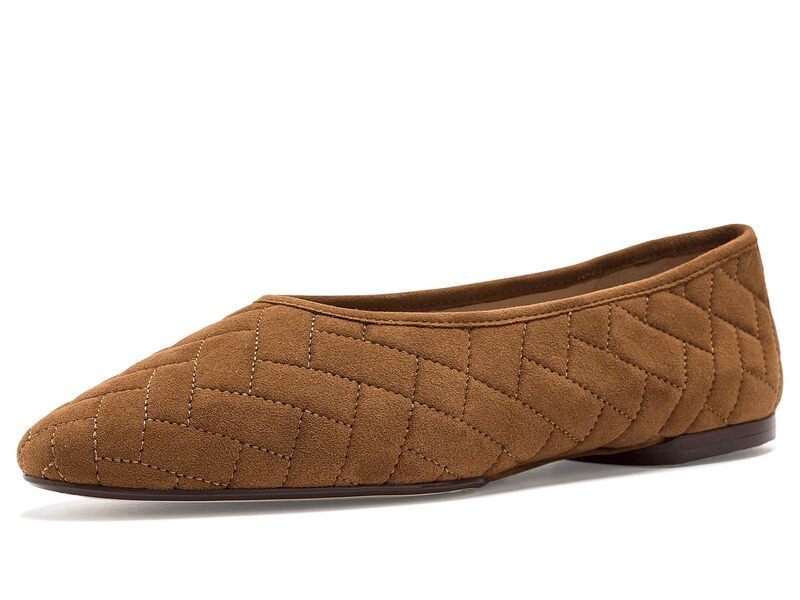 コールハーン レディース シューズ サンダル キルティング Cole Haan Jasleen Quilted Ballet Flats Tobacco Quilted