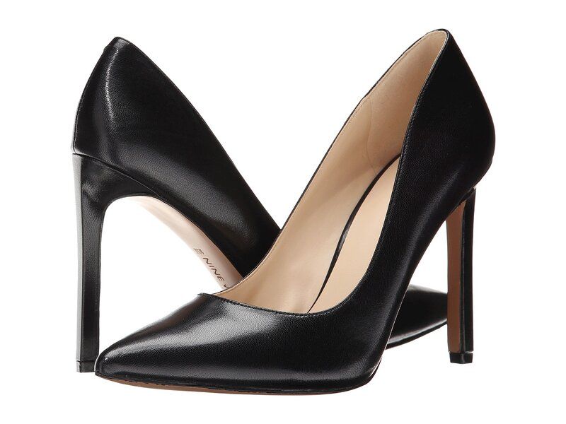 ナインウェスト レディース シューズ ヒール Nine Westatiana Pump Black Leather ブラック