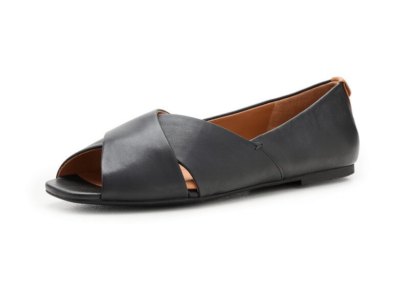 ケネスコール レディース シューズ サンダル Gentle Souls by Kenneth Cole Whoebe Black Leather ブラック