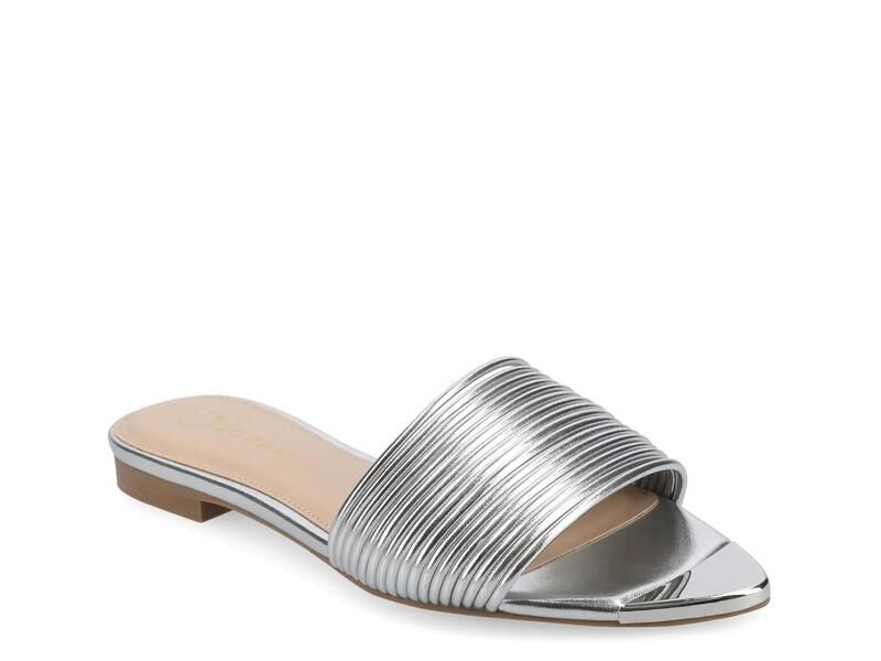 ジャーニー レディース シューズ サンダル JourneeFeather Sandal Silver Metallic シルバー