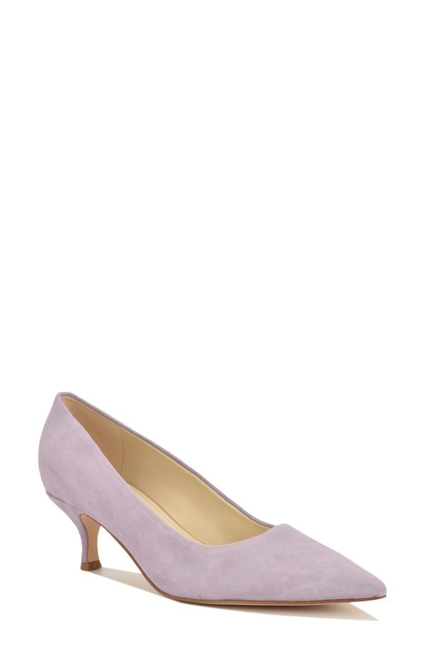 ナインウェスト レディース シューズ ヒール Nine West Siskpointed Toe Kitten Heel Pump Light Purple パープル