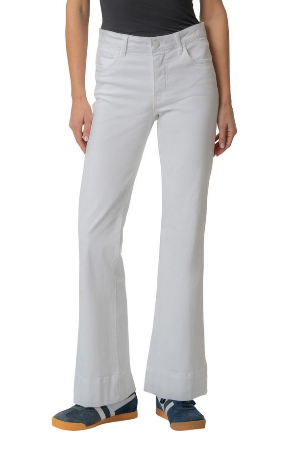 カットフロムザクロス レディース ボトムス デニムパンツ ハイウエスト ジーンズ KUT from the Kloth Stella Fab High Waist Flare Jeans Optic White ホワイト