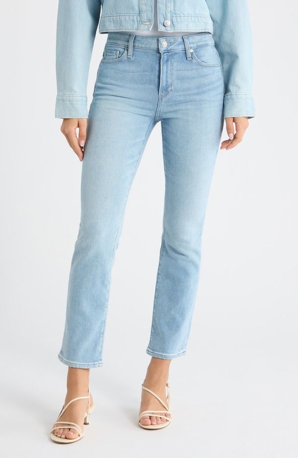 ペイジ レディース ボトムス デニムパンツ ストレート アンクル ジーンズ PAIGE Cindy Ankle Slim Straight Leg Jeans Coliseum