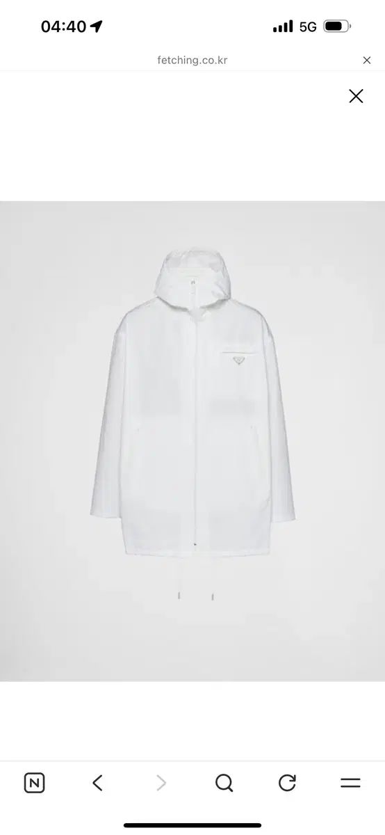 PRADA プラダ メンズ フード ジャケット SGN847 三角ロゴ ウィンドブレーカー U43