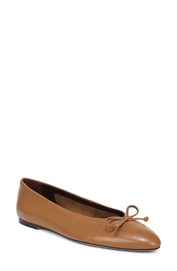 フランコサルト レディース シューズ パンプス Franco Sarto Rosalee Ballet Flat Brown Leather ブラウン