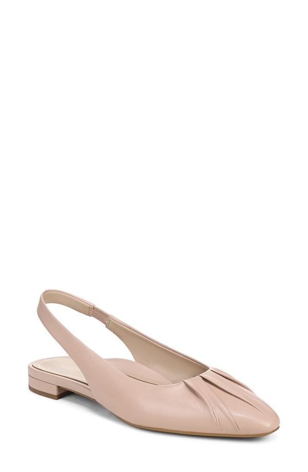 バイオニック レディース シューズ パンプス Vionic Gabriella Slingback Flat Rugby Tan Leather タン