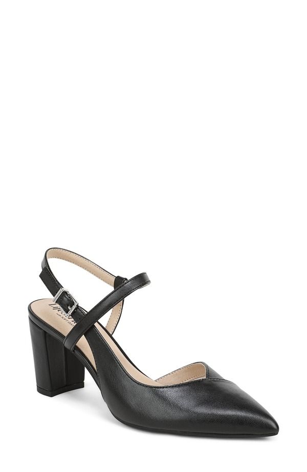 ライフストライド レディース シューズ ヒール LifeStride Raelynn Slingback Half dOrsay Pointed Toe Pump Black ブラック