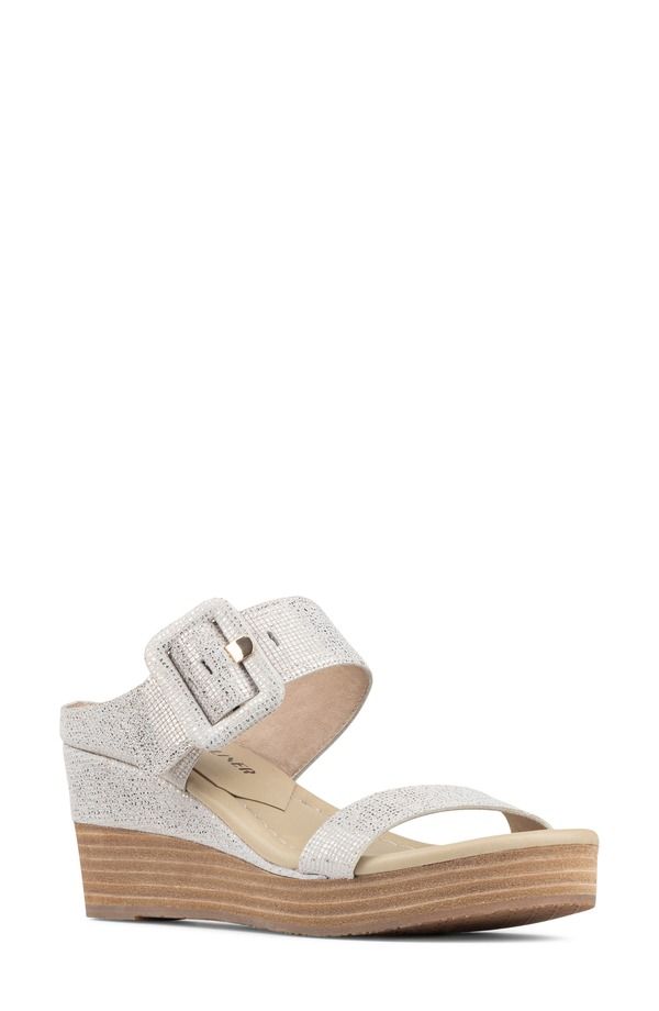 ドナルドプリネール レディース シューズ パンプス プラットフォーム サンダル Donald Pliner Gizelle Platform Wedge Sandal Platinum