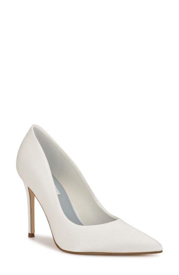 ナインウェスト レディース シューズ パンプス Nine West Fresh Pointed Toe Pump White 140 ホワイト