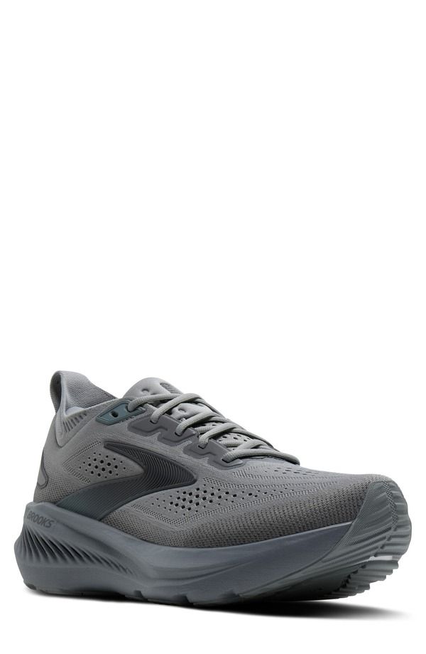 ブルックス メンズ シューズ スニーカー Brooks Glycerin GTS 23 Running Shoe Grey Blackened Pearl Black パール