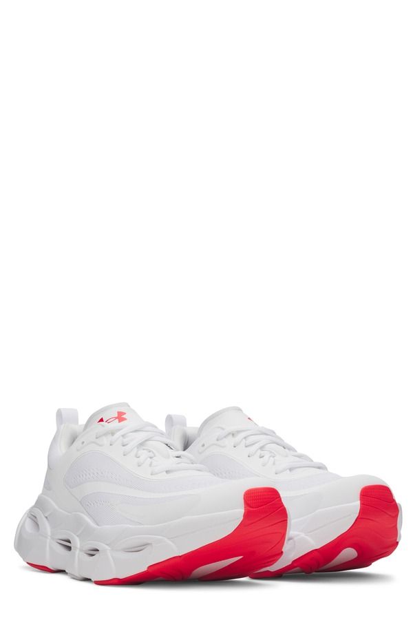 アンダーアーマー メンズ シューズ スニーカー Under Armour UA Halo Racerunning Shoe White Racered ホワイト