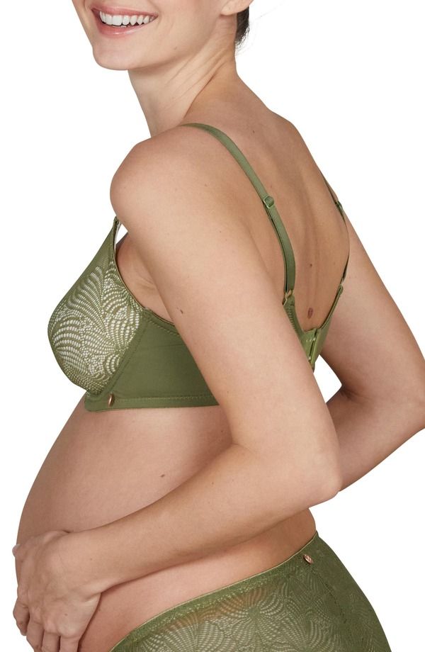 カシュクール レディース アンダーウェア ブラジャー Cache Coeur Dahlia pregnancy and nursing bra Khaki カーキ
