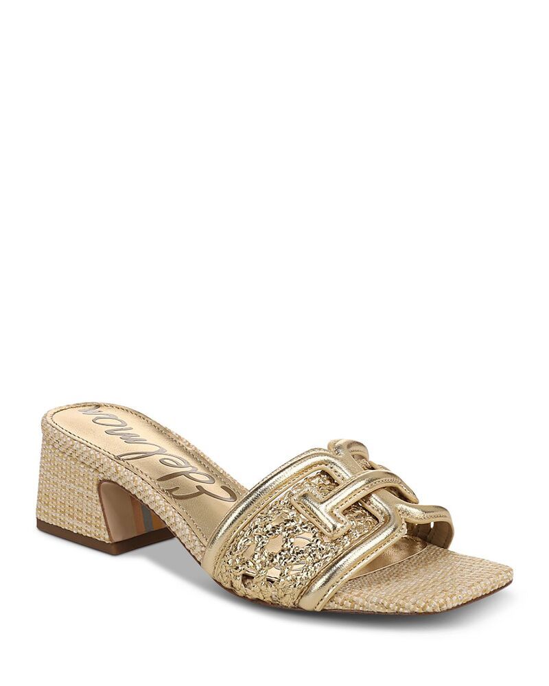 サムエデルマン レディース シューズ サンダル Sam Edelman Womens Waylon Weave Sandals Amber Gold アンバー
