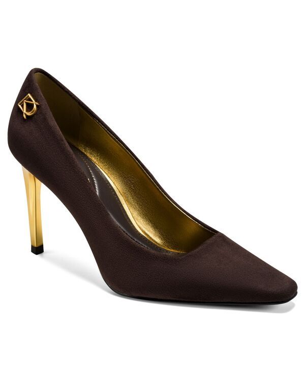 ダナ キャラン ニューヨーク レディース シューズ スリッポン・ローファー ヒール Donna Karanew York Womensavita Higheel SlipOn Pumps Chocolate チョコレート