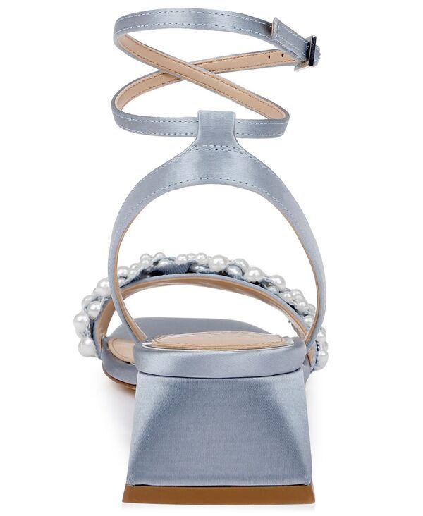 ジュウェルダグレイミシュカ レディース シューズ サンダル Jewel Badgley Mischka Womens Payton Square Toevening Sandals Mist Satin