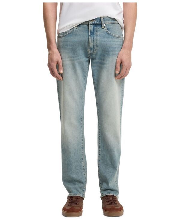 ヒューゴボス メンズ ボトムス デニムパンツ ジーンズ BOSS by Hugo Boss BECKHAM x BOSS Menstretch Denim SlimFit Jeans Aqua アクア