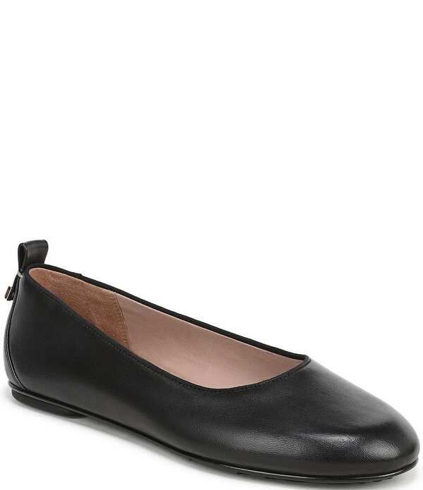 ナチュライザー レディース シューズ パンプス レザー Naturalizer Ava Leatheround Toe Ballet Flats Black ブラック