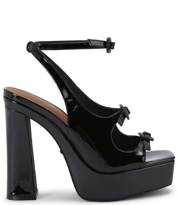 カートジェイガーロンドン レディース シューズ サンダル プラットフォーム Kurt Geiger London 3 Buckle Platform Sandals Black ブラック