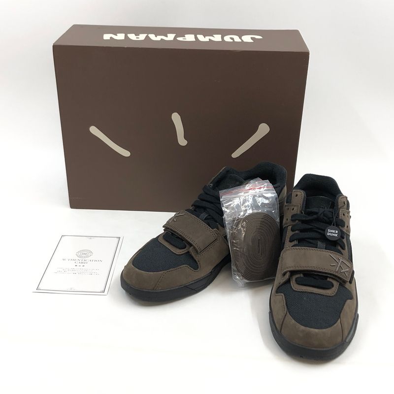 【中古美品】NIKE ナイキ × TRAVIS SCOTT トラヴィススコット JORDAN JUMPMAN JACK TR CJ１T-REXX ジョーダン ジャンプマンジャック スニーカー シューズ 靴【160-260607-hn-03-fur】