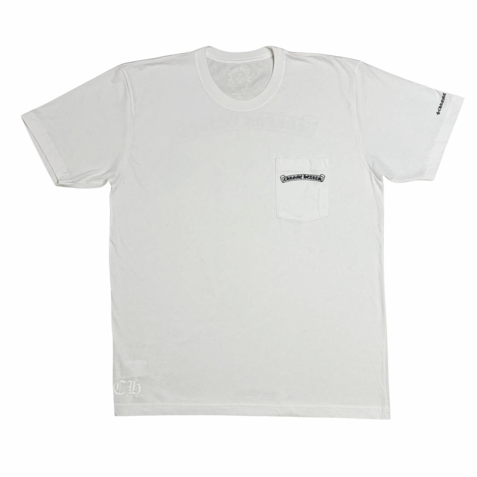 CHROME HEARTS/XL /ホワイト /スクロールラベルバックロゴ /型番RN#97729