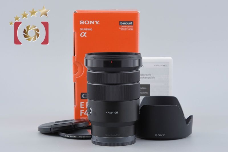 【中古】SONY ソニー E PZ 18-105mm f/4 G OSS SELP18105G 元箱付き