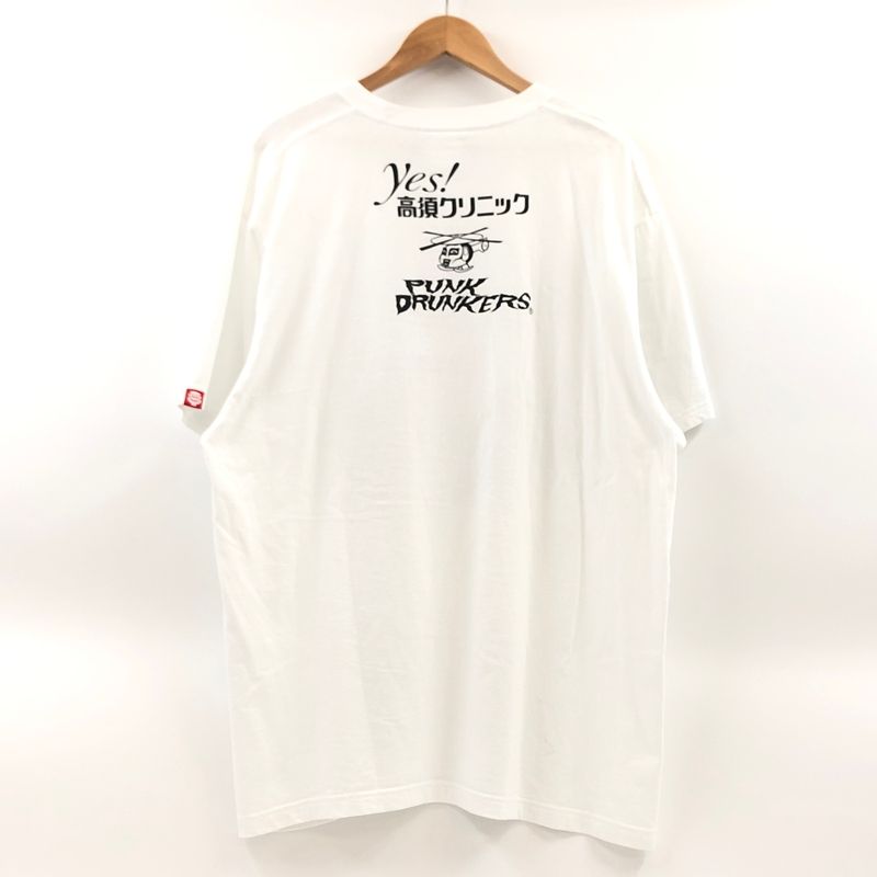 中古品】PUNK DRUNKERS パンクドランカーズ × 高須クリニック 半袖T