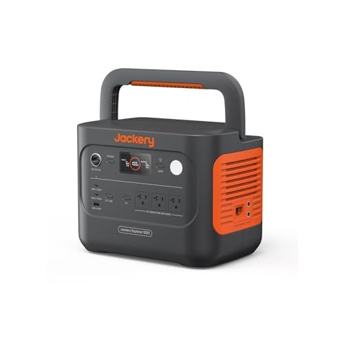 R◆Jackery (ジャクリ) ポータブル電源 1000 New 1070Wh 業界トップの軽さとコンパクトボディ 1時間満充電 リン酸鉄 10年長寿命 定格出力1500W 瞬間最大3000W 防災 家庭用 アウトドア用 車中泊 UPS機能 b722df9b