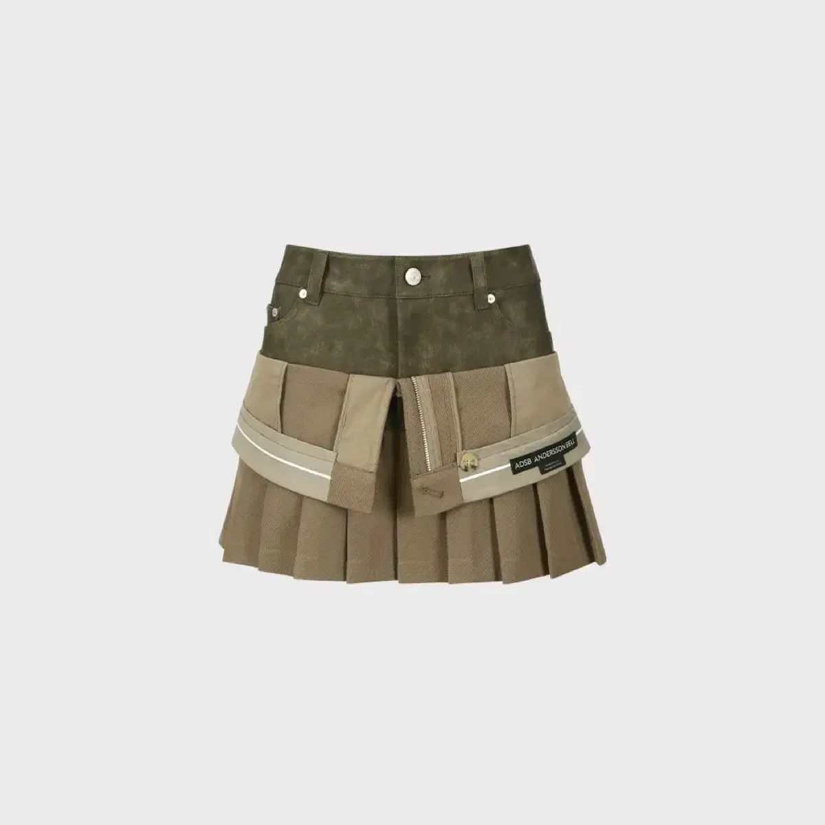 アンダースンベル（Andersson Bell） インサイドアウト プリーツスカート ベージュ 36 新品