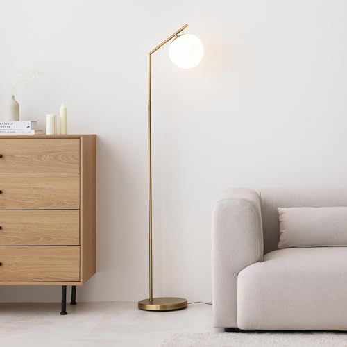 VENTOTA フロアライト 間接照明 フロアスタンド led ランプ 北欧 おしゃれ 電気スタンド 調光調色 floor lamp リビングルーム インテリア E26 寝室 スタンドライト Modico-F (ゴールド｜本体のみ（電球/リモ c0f82ab5